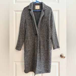 Lucky Brand Heather Gray Knit Jacket